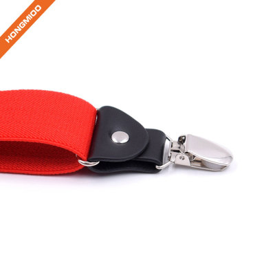 Classical X-Back Design Mens Colorful Polyester Shirt Garter Suspender Belts