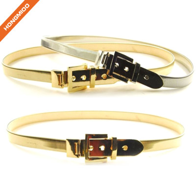 Hongmioo New Plate Wide Full Metal Pin Buckle Belt