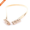 Ladies Leisure Metal Skinny Waist Belt Without Buckle