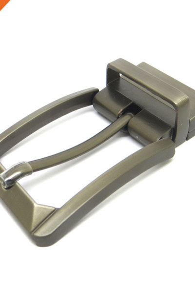 Daily Uniform Rotated Mens Metal Buckles Smoothly Reversible Buckle