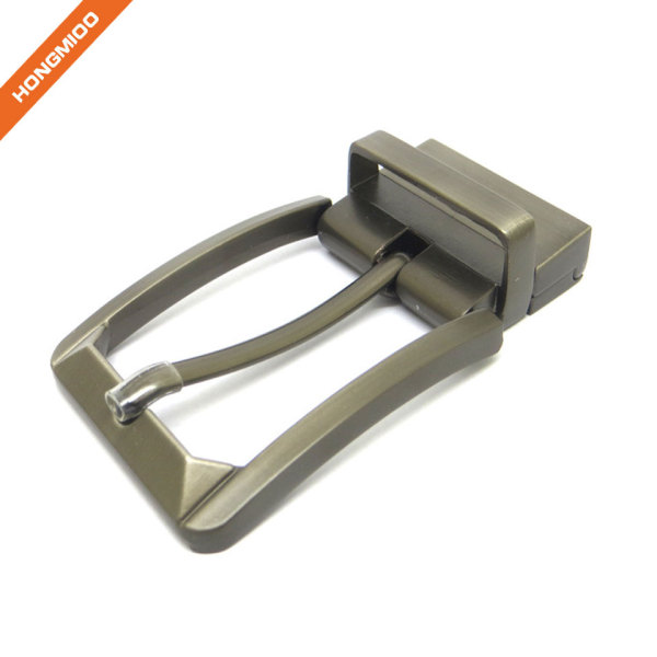 Daily Uniform Rotated Mens Metal Buckles Smoothly Reversible Buckle