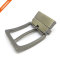 1 2/5 Inch (35 mm) Reversible Clamp Gunmetal Brush Belt Buckle