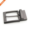Men Black Metal Single Prong Clamp 35mm Belt Replacement Buckle