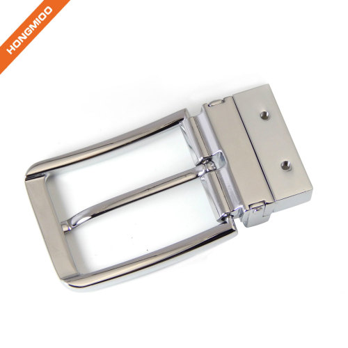 Shining Rotated Mens Metal Buckle Clamp Gunmetal Replacement Buckle