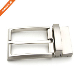 Men Nickel Free Single Prong Square 1.4'' Belt Replacement Rotated Buckle