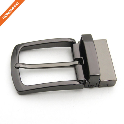 Single Prong Square 1.4'' Belt Reversible Mens Belt Buckle