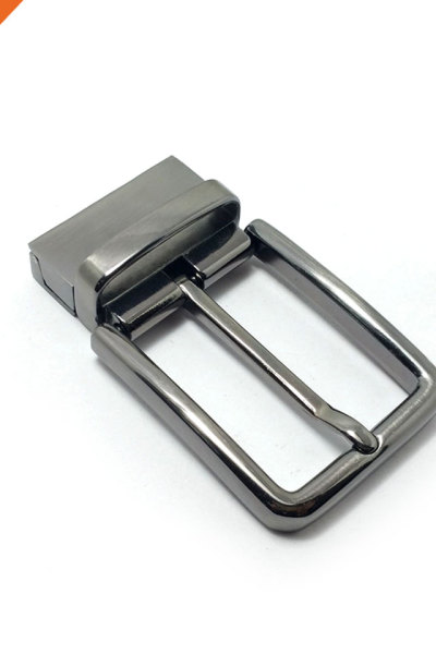 Nickel Free Silver Color Finish Rotated Buckles Zinc Alloy Mens Buckles
