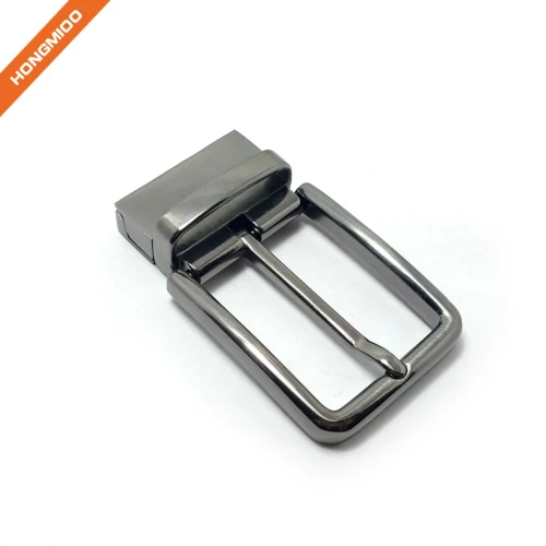 Nickel Free Silver Color Finish Rotated Buckles Zinc Alloy Mens Buckles
