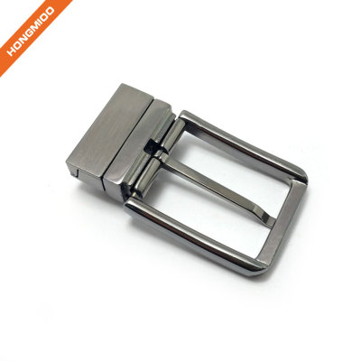 Nickel Free Silver Color Finish Rotated Buckles Zinc Alloy Mens Buckles