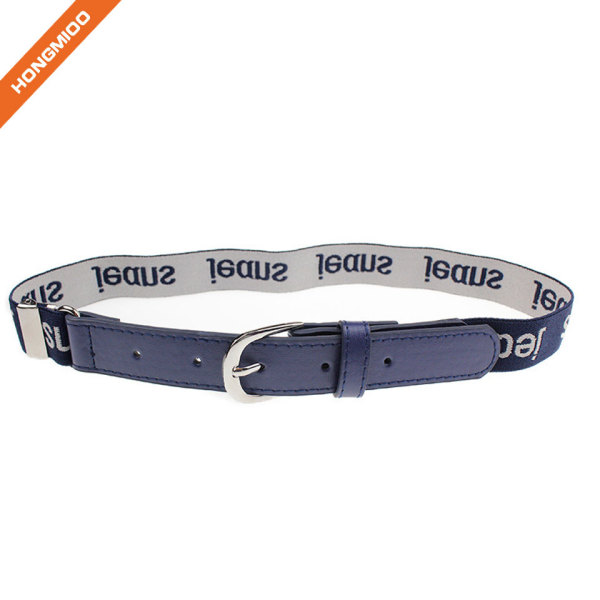 Assorted Color Adjustable Stretch Leather Loop Belt