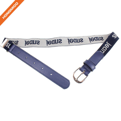 Assorted Color Adjustable Stretch Leather Loop Belt