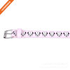 Cute Pattern Kids Pink Color Leather Belt For Girls