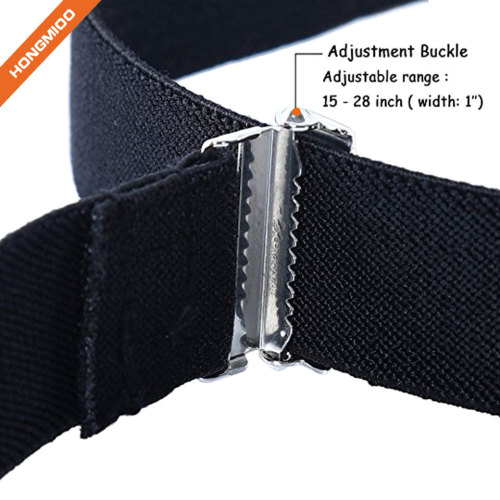 Square Plaque Buckle Adjustable Elastic Children's Boys Nylon Belts