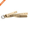 Hongmioo Khaki Color Heart Shape Girl Leather Belts