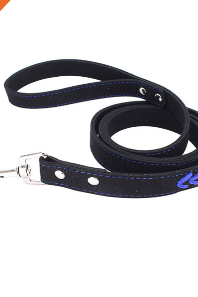 High Quality Braided Leather Dog Leash with Stable Hook