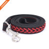 High Quality Braided Leather Dog Leash with Stable Hook