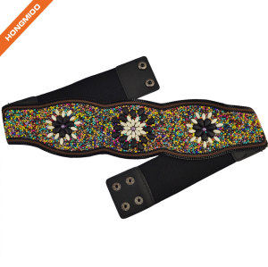 Handmade Women Bohemian Beaded Body Obi Waist Belts