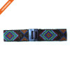 Mix Color Hand-Made Elastic Stretchy Beaded Bali Belt With Wooden Hook Buckle