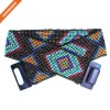 Mix Color Hand-Made Elastic Stretchy Beaded Bali Belt With Wooden Hook Buckle