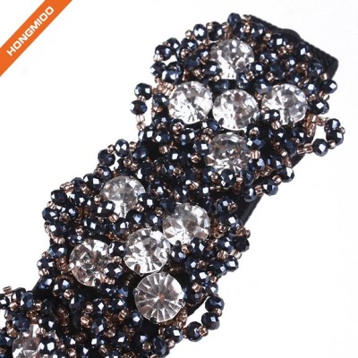 Wedding Sash Rhinestone Beaded Sash Pearl Belt With High Level Elasticity