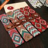 Handmade Four Different Styles Wooden Beaded Belts With Big Wooden Buckles