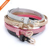 Hongmioo Make Colorful Girl Skinny Ultra Sparkly Belt