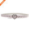 Fashion Hollow Heart Pin Buckle Girls Belt With Your Logo