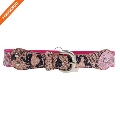 Cheap Kid Elastic Snack Textured Belt For Girls