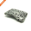 Floral Print Western Belt Buckle