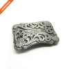 Floral Print Western Belt Buckle