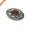Vintage Rose Decorative Western Belt Buck
