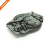 Embossed Bull Western Belt Buckle