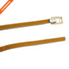 Hongmioo Silver Color Pu Leather Girl Silm Waist Belts
