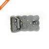 Western Rectangle Golden and Sliver Western Buckle