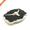 Texas Cowboy Long Horn Bull Large Western Buckles