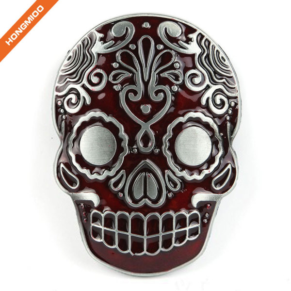 Ghost Skeleton Skull Western Buckles