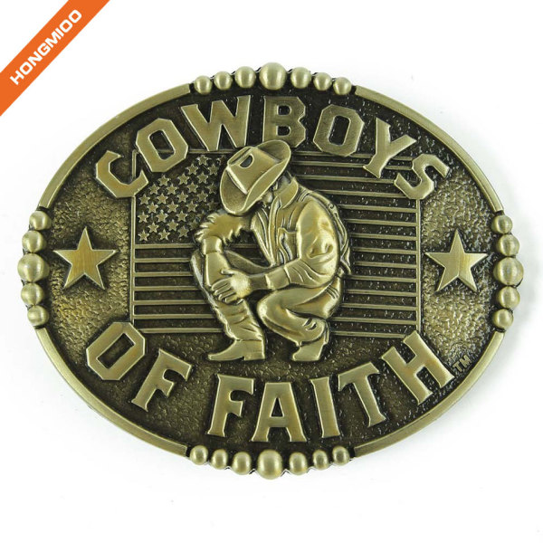 Texas Cowboys of Faith Western Buckles