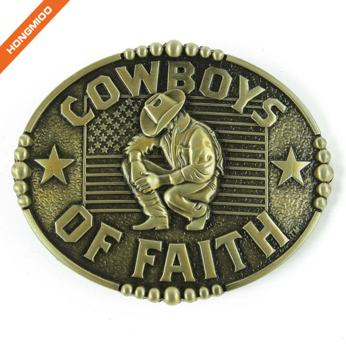 Texas Cowboys of Faith Western Buckles