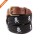 New Design Slogan Bring Your Own Beer Cotton Ribbon Belt With Brown Top Grain Leather Belts