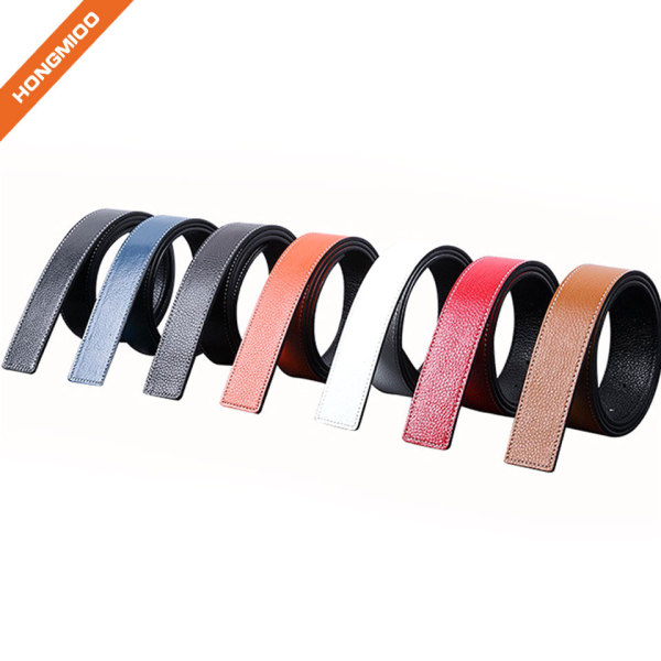 3.8CM Width Mens Top Layer Leather Belt Strap With Teeth