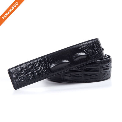3.8cm Full Grain Leather Mens Dress Belt Strap Factory
