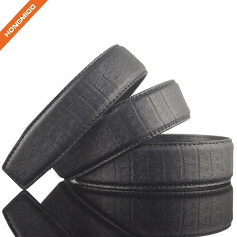Factory Embossed Crocodile Pattern Split Leather Automa... side