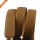 Khaki Color Businessmen Style Genuine Leather Ratchet Belt Strap