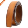 Fashion Design No Stitch Popular Split Leather Customized Ratchet Belt Strap