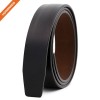 Fashion Design No Stitch Popular Split Leather Customized Ratchet Belt Strap