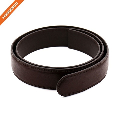 Men's Split Leather Belt Strap Slide Ratchet Belt Not Include Buckle