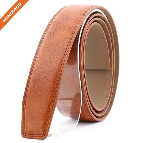 Men's Leather Ratchet Belt Strap Multiple Colour Without Buckle 35mm 1.38 inches Wide