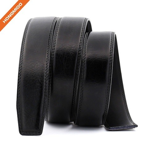 Men's Leather Ratchet Belt Strap Multiple Colour Without Buckle 35mm 1.38 inches Wide