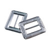 China Fashion Custom Silver Square Plastic Belt Buckle