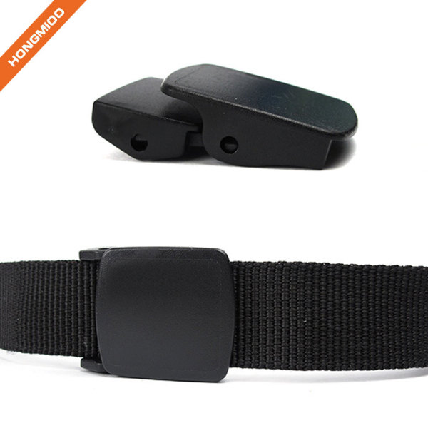 Light Leisure Mens Canvas Belt Plastic Buckle